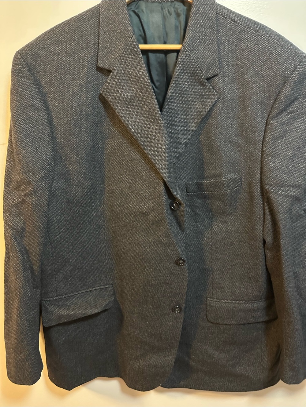 Etienne Aigner Men's Gray Textured Sport Coat